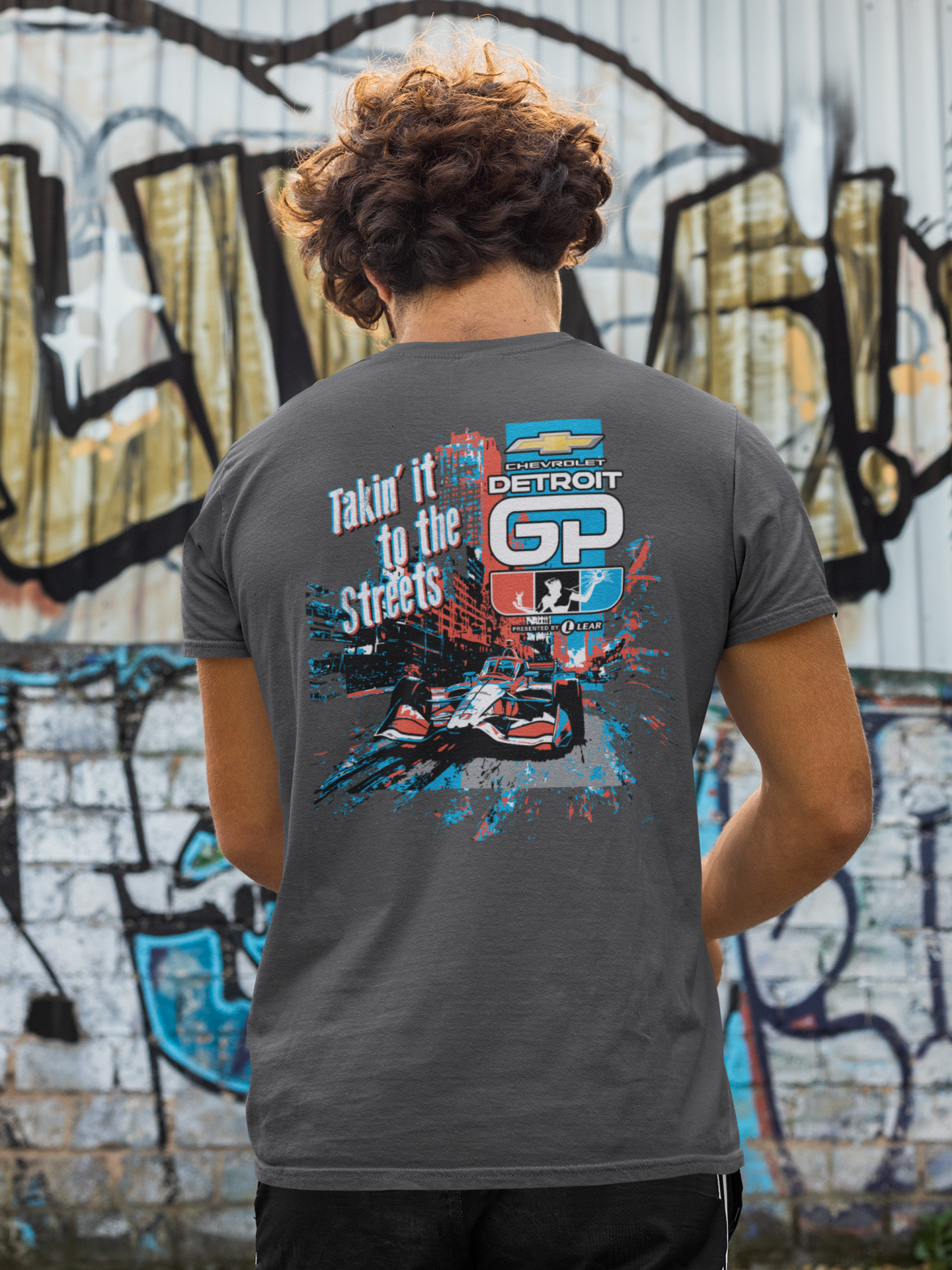 Takin' it to the Streets Tee - Charcoal